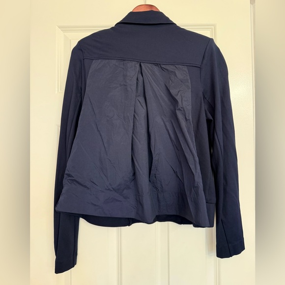 Cabi Navy Moto Jacket Zip Front Navy Black Size Small - Picture 7 of 7
